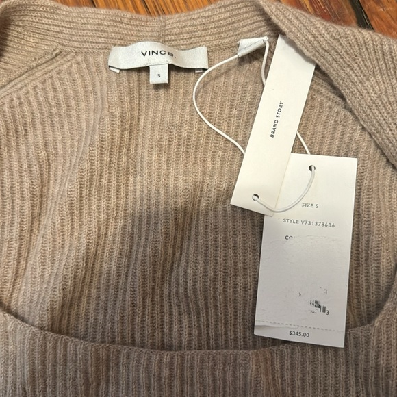 Vince Cashmere Scoop Neck Sweat - Picture 3 of 3